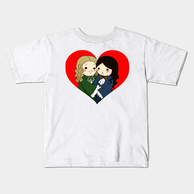 Monchevy Love Kids T-Shirt by Nayuki911